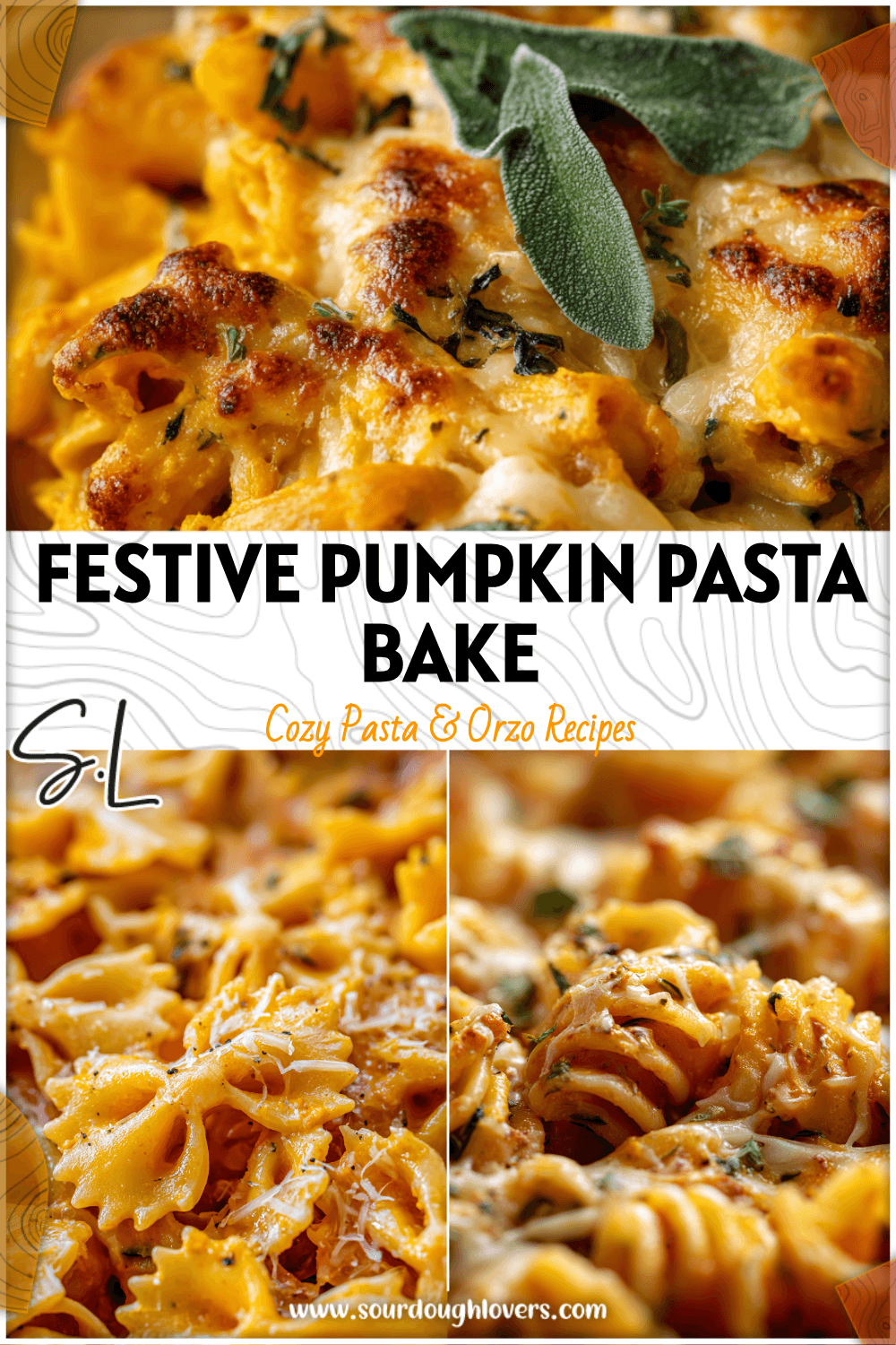 Fall-shaped zucchette pasta tossed in creamy pumpkin sauce and baked with melted cheese. 2026